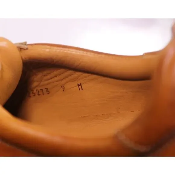 Magnanni Lizandro Marlow Honey Brown Lowtop Leather Sneakers US 9 - Picture 12 of 12